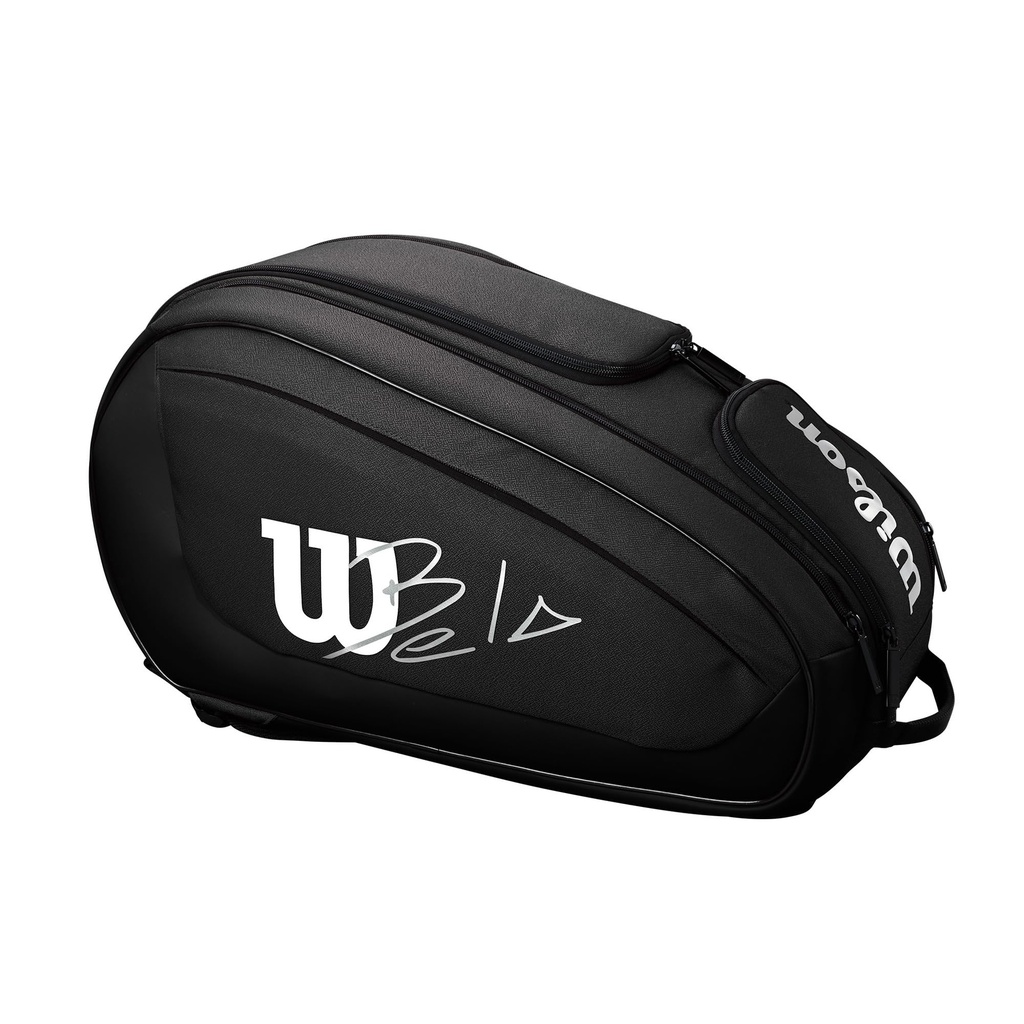 Wilson Bela Super Tour Padel Racket Bag 2023 - Black