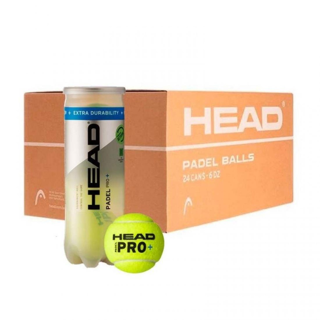 Head Padel Pro + Padel Ball Box 3X24