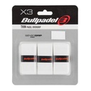 Bullpadel Overgrip Thin - Senso Grip Pro White X3