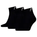 Head All Sports Quarter Black Socks - 3 Pairs 